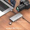 WAVLINK USB C Mini Docking x x x USB x x SD Card Slot Micro SD Card Charging Gigabit Compatible with Windows OS X and Linux Hub/USB-C Station/9-in-1