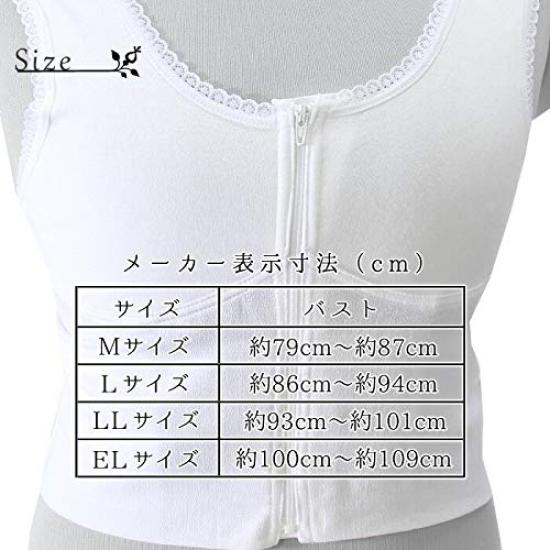 Kimono Hitotoki Takashima Chijimi Lake Biwa Long Body Front Japanese-style Bra, Sweat-Absorbing, Design, Pattern, Length, Shaper, Zipper, White,