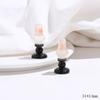 1Pcs Doll House Accessories Dollhouse Mini Candelabra Dollhouse Miniature Candlesticks  Girl Toys