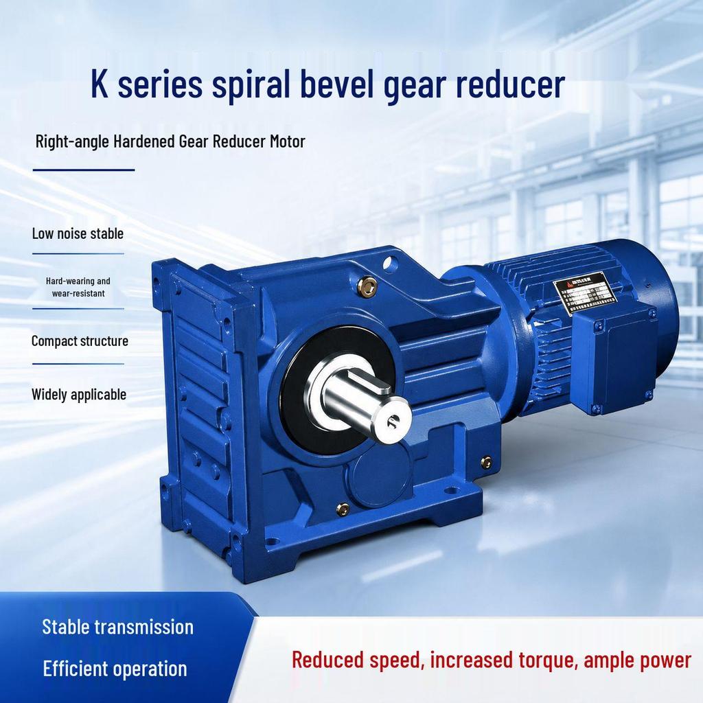 Zhejiang K Series Helical Bevel Gear Reducer: Dual Installation for Heavy-Duty Chemical Mixing