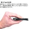 Leather Craftsman flatII Money Clip Genuine Leather Thin Bill Scissors VR011 BRBK X Men's (Brown Black)