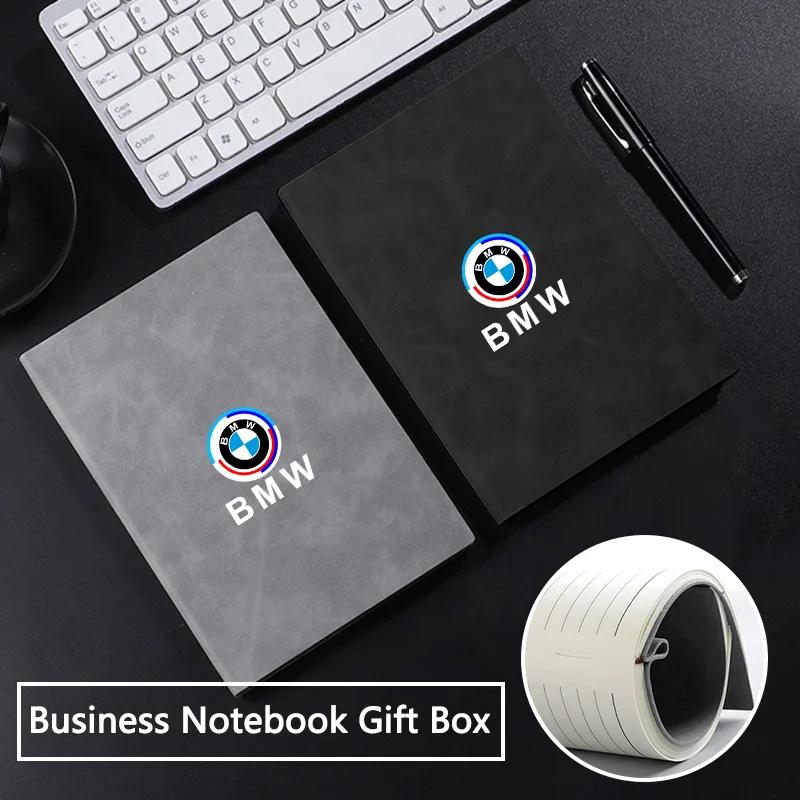 Heet 2025 PU Zakelijk Notitieboek+Handtekening Pen Cadeaudoos Set Aangepast Cadeau Voor BMW 50ste Verjaardag 1 3 5 7 serie E83 F16 E70 Acc