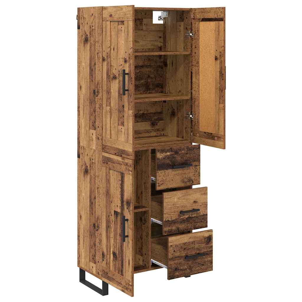 Highboard Reclaimed Wood 69.5 x 34 x 180 cm Particleboard