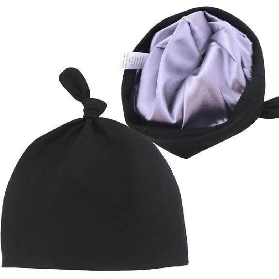Silky Satin Lined Newborn Hat Hair Care Knot Beanie Hats for Infant Baby Boys Girls Caps 0-6 Months 0-6 Months