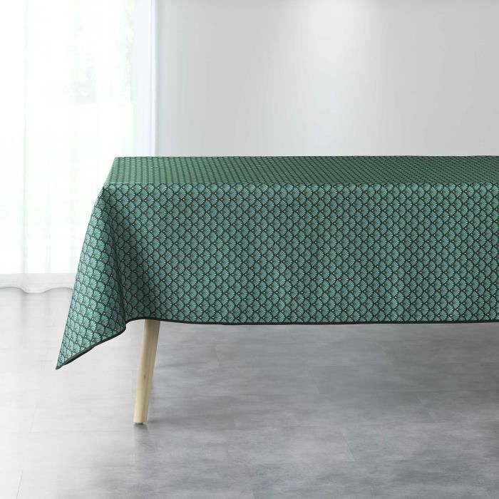 Nappe - Art-Chic - Rectangulaire - Vert - 150 x 240 cm - 100% polyester