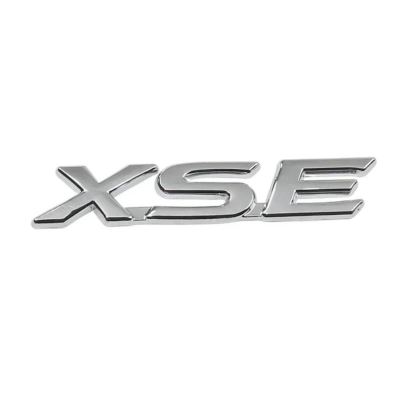 3D Metal SE XSE Logo Rear Trunk Emblem Badge Decals Sticker For Toyota Camry Sienna Highlander Corolla Car Styling Accessories