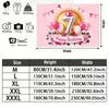 Party Backdrop Birthday Pink Photo Booth Background Front Door Decor
