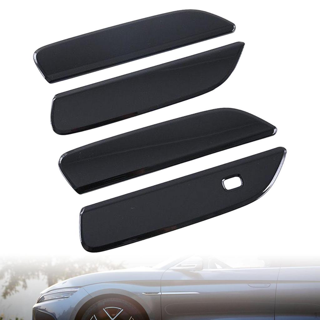 4 Pieces Car Door Handle Covers Decorative Sticker Auto Stickers Fashionable Protection Cover for