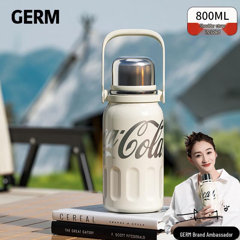 Germ Coca-Cola 316 Stainless Steel Insulated Sports Bottle, 800ML