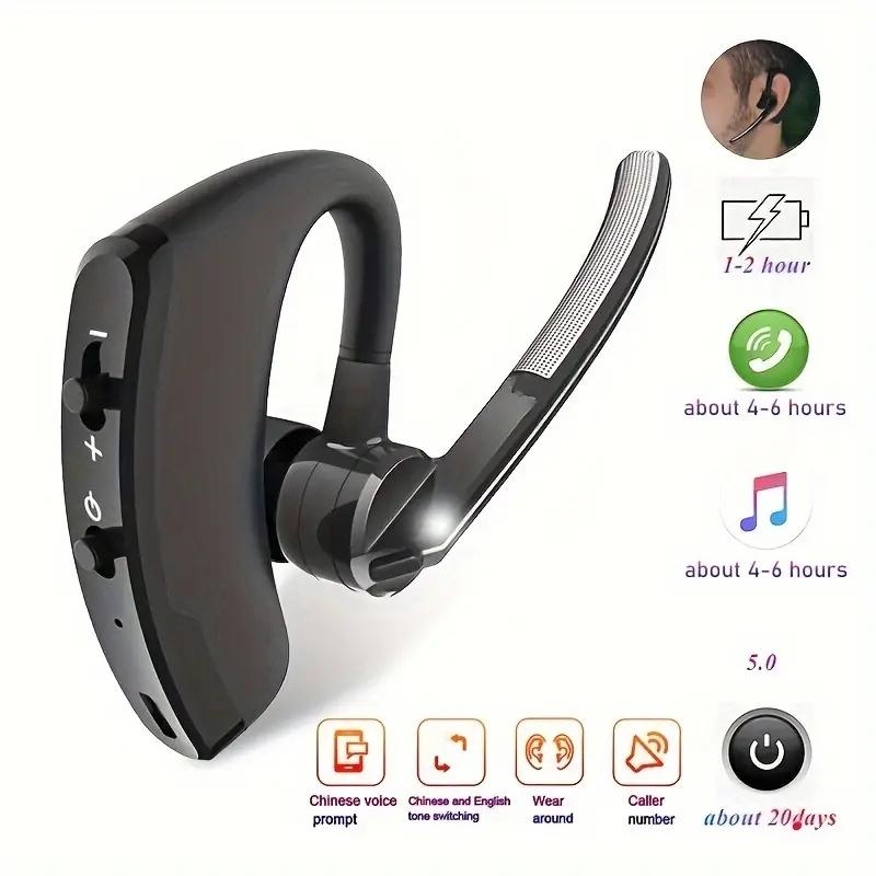 Auricolare Bluetooth V8 Cuffie Stereo Wireless HD V9 Kit Bluetooth Mani Libere per Auto con Microfono Per iPhone Samsung Huawei Telefono