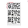Creative Wrist Body Love Qr Code Fake Tattoo Waterproof Temporary Tattoo Sticker