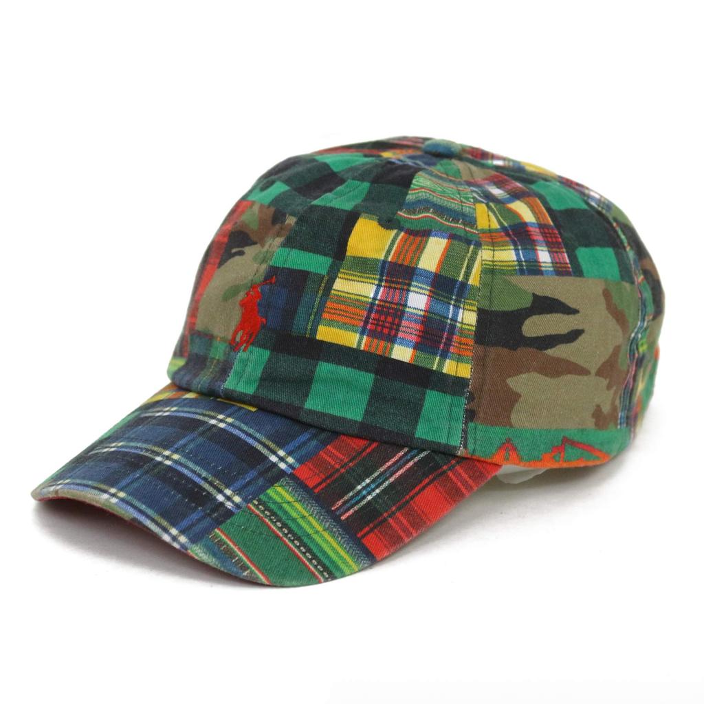 Ralph Crazy Patchwork Embroidery Cap (Polo Lauren) Men's Women's 0108896-PATCHWORK [Item]