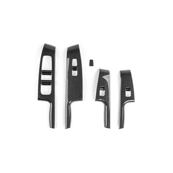 For Kia Soul -2025 Window Button Cover Car Door Armrest ABS Decal Panel Window Button Trim Interior Accessories LHD