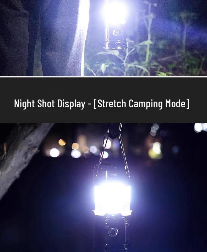 Rechargeable Emergency Lantern with Super Long Battery Life for Home, Camping, and Outdoor Use - Solar Backup & Hanging Light