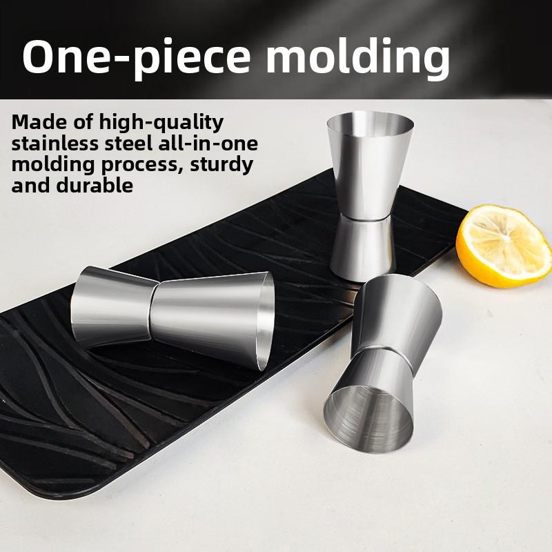 Stainless Steel Double-headed Measuring Cup Cocktail Shaker, Metal Ounce Cup, Bar Cocktail Adjusting Measuring Glass