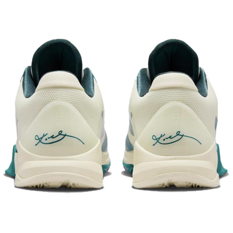 Caitlin Clark X Nike Kobe 5 Protro Coconut Milk Spruce Unisex Sneakers White Bright-Spruce-Midnight-Spruce-University-Red-White IZ1852-100