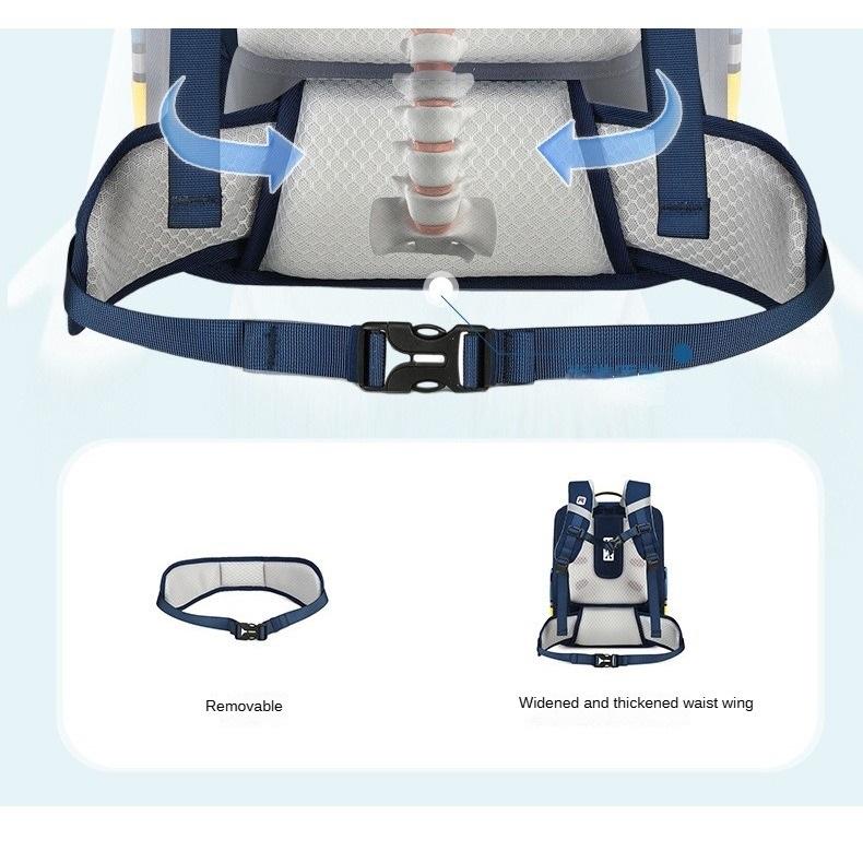Children's Schoolbags for Grades 1-3, Weight-reducing and Spine-protecting, Large-capacity Primary School Students' Schoolbags