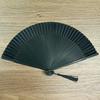 Practical Thin Decoration Black Chinese Style Folding Fan Dance Supply Dancing Fan