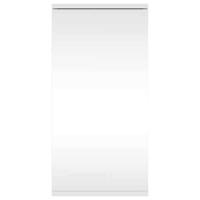 VidaXL White Corner Mirrored Bathroom Cabinet 30x24x60 Cm, Bathroom Cabinet, Vanity Unit with Mirror, Furniture 357977