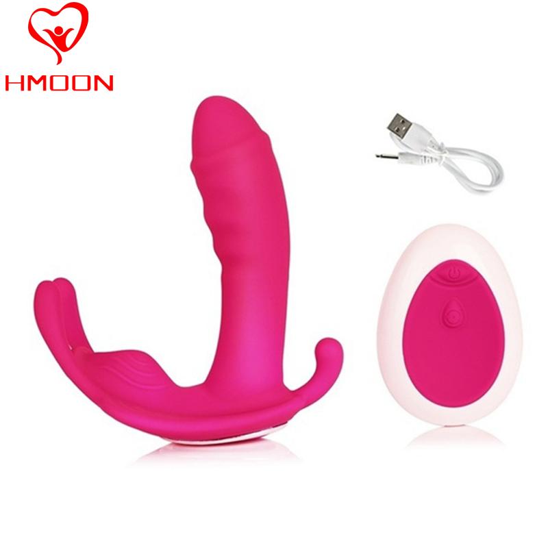 Wearable Dildo Vibrator G Spot Clitoris Stimulator Butterfly Vibrating Panties Erotic Toy Adult Toy For Women Orgasm Masturbator
