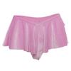Ruffle V Waist Γυναικείο Σορτς Μονόχρωμο Χαμηλόμεση Φαρδύ Μίνι Σορτς Γυναικεία Ρούχα
