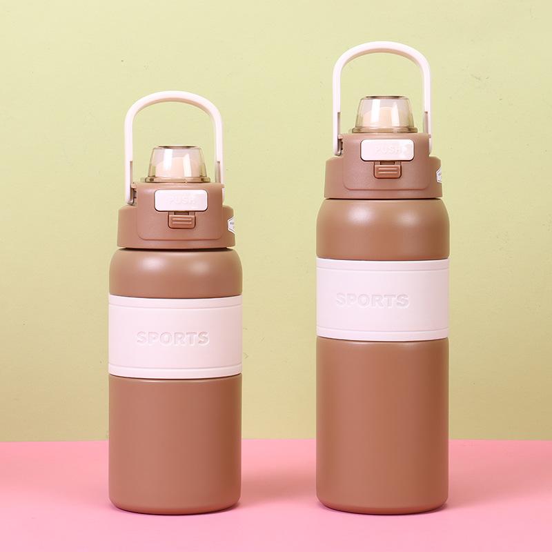 New Best-selling Stainless Steel Insulated Cup Large-capacity Portable Hand-held Sports Water Cup Available in Multiple Colors