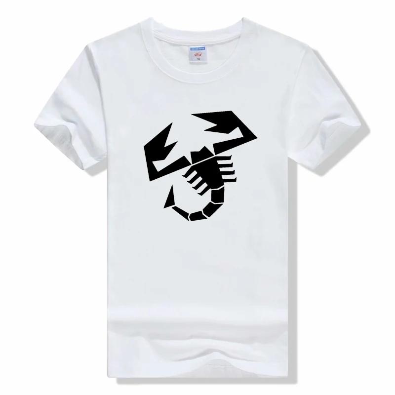 T-Shirt Abarth Logo Muster T-Shirt Baumwolle Marke Herren Oberteil T-Shirts Jungen Mode T-Shirt Sommer Unisex Rundhals Shirt