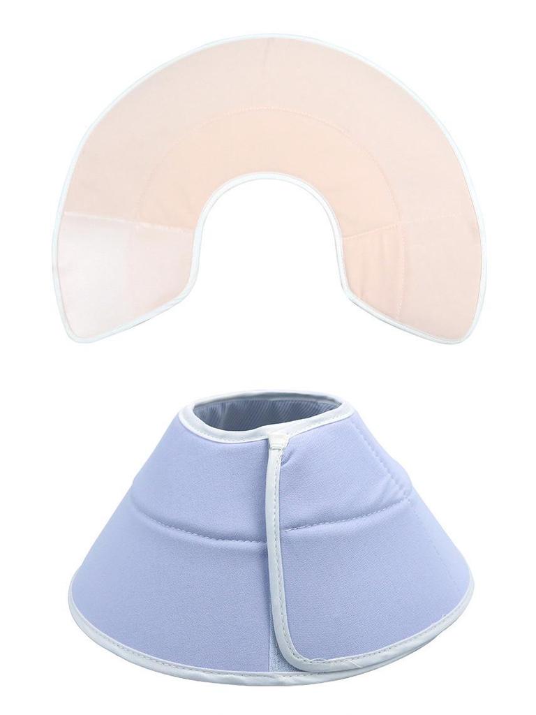 Coleira Macia Transparente de PVC Emendado Anti-Mordida para Gatos e Cães