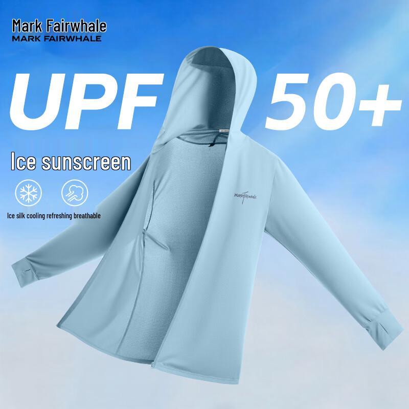 

Mark Fairwhale Men s UPF50+ Hooded Ice Silk Sun Protection Jacket L
