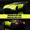 1/32 Scale Aston Martin VULCAN Simulation Car Model Metal Diecasts & Toy Vehicles Alloy Decoration Sound Light Metal Man Aston Boy Children Gift
