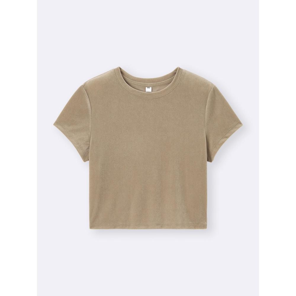 GU by Uniqlo Sheer Velvet Mini T+x