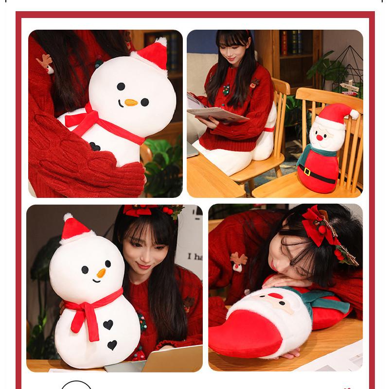 Santa Plush Adorable Claus Doll Snowman Stuffed Room Toys Kids Gift Christmas