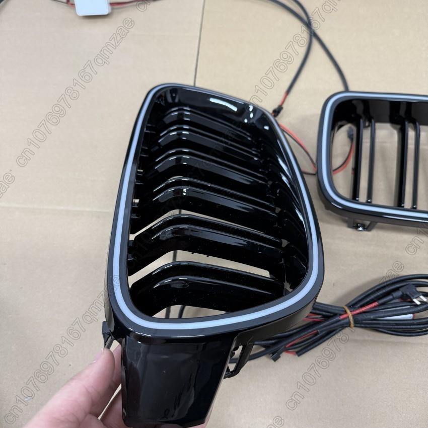 New Design 2013-2018 For BMW 3 Series F30 F31 320li 325i 328i 335i Front Luminous Grille Led Light Racing Grille Gloss Black LED