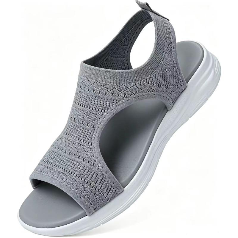 Autumn Fish Head Casual Sleeve Fashion Sandals Low Heel Women's Shoes