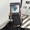 PU-Leder Alligator Muster Handschlaufe Handyhülle für Samsung Galaxy Z Flip 7 6 5 4 3 5G Schutz Stoßfeste Hülle