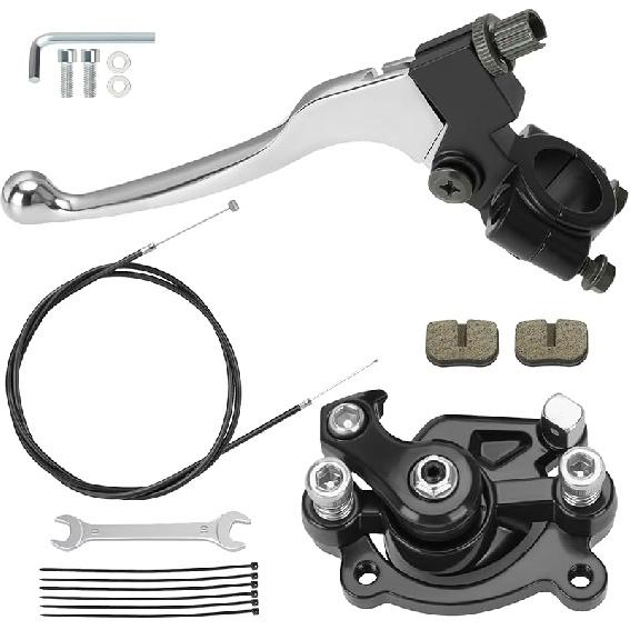 Mini Bike Brake Lever Kit + Mini Bike Brake Caliper Replacement For Coleman CT100U CC100X Baja DB30 Motovox MBX10 MBX11 MMB80 MMB105 79Cc 97Cc 100Cc