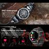 AK59 1.43-inch AMOLED Screen Sports Wristband Heart Rate Blood Oxygen Monitor Smart Watch,Steel Strap
