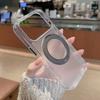 360 Hidden Metal Stand Magnetic Wireless Charge Transparent Case for iPhone 17 17pro 17 ProMax Air For MagSafe Cover Case