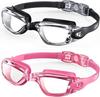 Custom HD Anti-Pinch Swim Cap & Foldable Goggles Set with Nose Clip & Earplugs