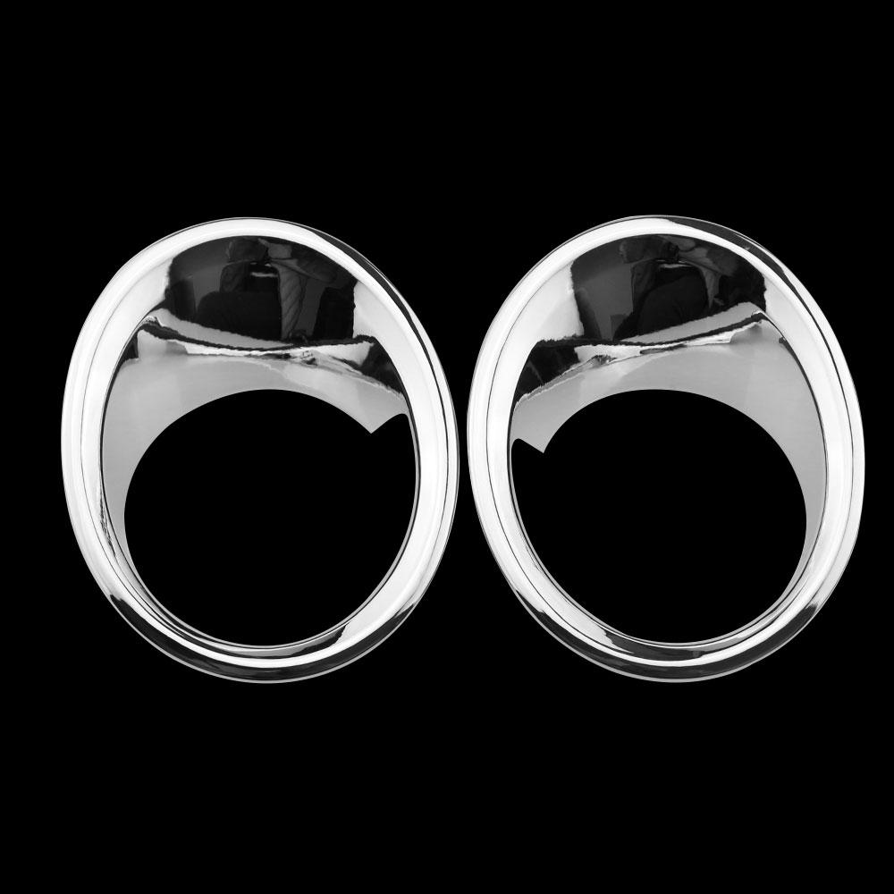 ABS Chrome Front Head Fog Light Lamp Cover Frame for BMW X1 F48 2016 2017 2018 2019 Car Styling Accessories