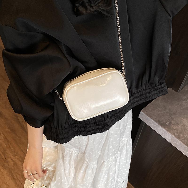 Niche Simple Women's Small Bag 2025 Summer New Small Square Bag Versatile Chain Shoulder Messenger Bag