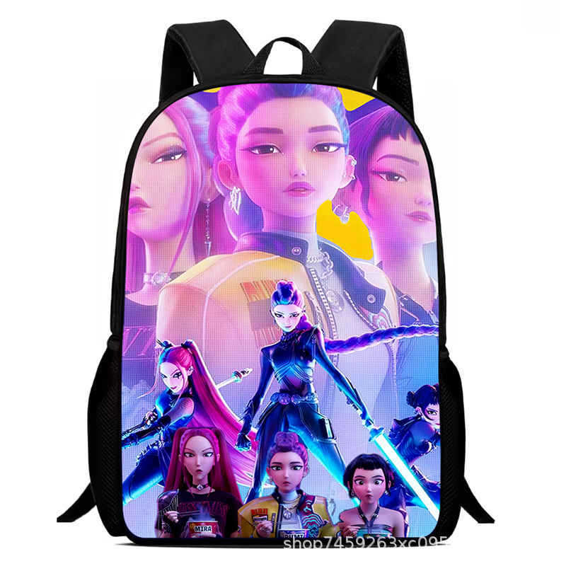 Kpop Witch Hunter Group Schoolbag High Definition Printing Casual Light Backpack Primary School