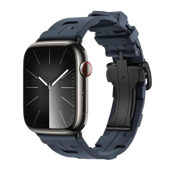 

Ремешок Single Tour для Apple Watch 10 46 42 мм Силиконовый браслет для Iwatch 10 9 8 se 49/45 мм Спортивный аксессуар для запястья Series 10 46mm&NO Logo