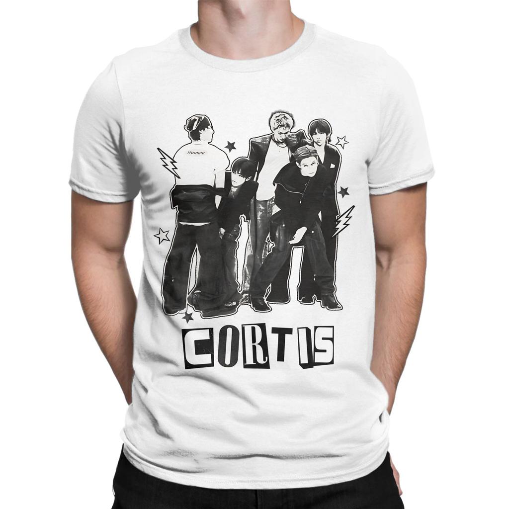 Fashion Cortis Kpop TShirt Unisex Cotton Short Sleeve Round Neck Summer Clothing