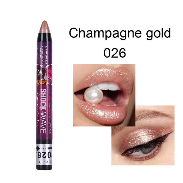 36 Colors Long -Lasting Eyeshadow Pencil Waterproof Pigment Blue Brown Black Eyeliner Pen Women Fashion Color Eye Makeup Cosmetic