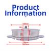 1pc Cooling Fan DC12V 2.5w 1870RPM FOR Samsung Refrigerator Fan ARES2120RA Refrigerator Cooling Fan Replacement Maintaining