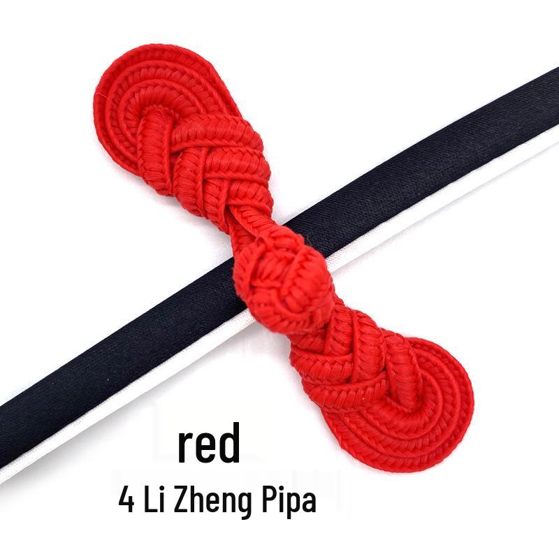 Reversible Handmade Pipa Buttons Tang Suit Cheongsam Coat Shoes Dyeable Polyester Clothing Buttons by Bai Xi Accessories