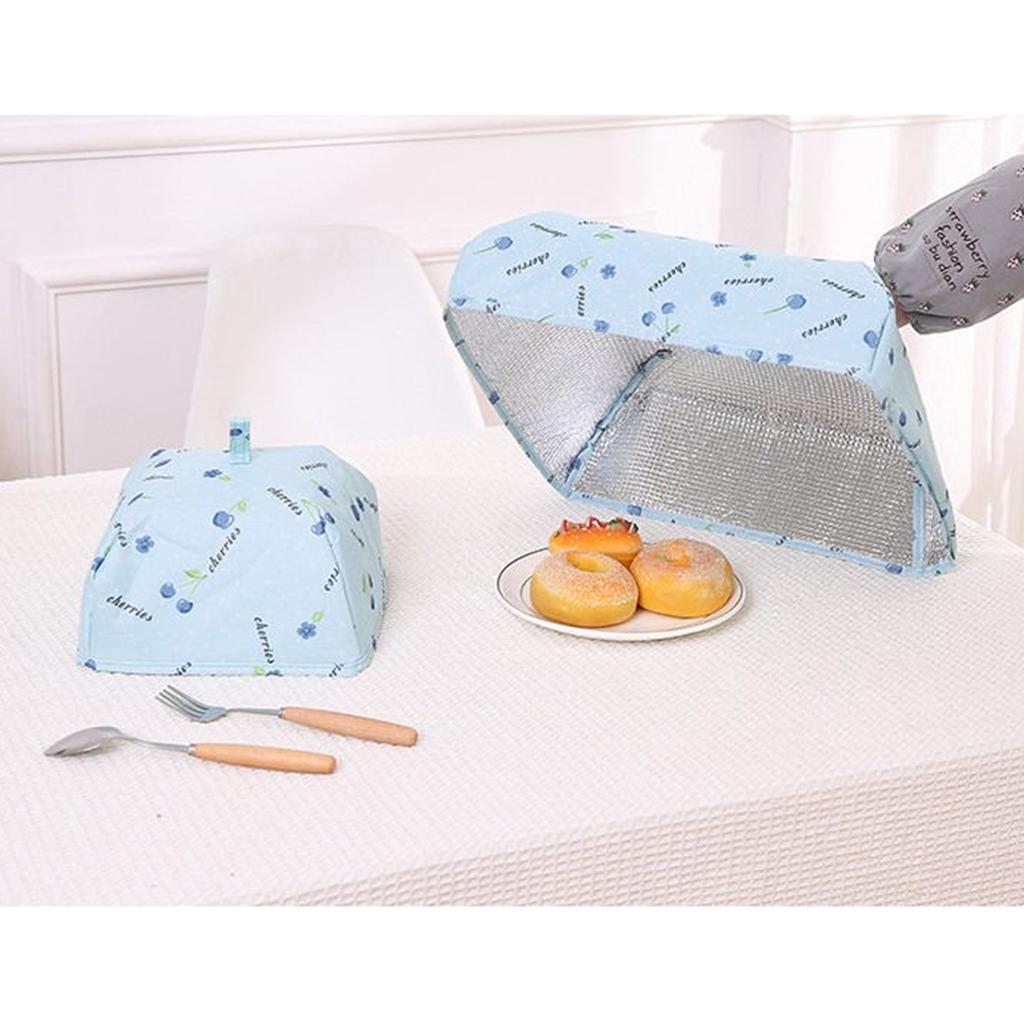 Dish Cover Food Insulation Foldable Aluminum Foil S