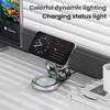 LFX-208 3-in-1 Wireless Charger 15W Fast Wireless Charging Stand for iPhone/Apple Watch/Airpods