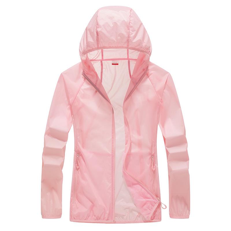 Unisex Summer Hooded Quick-Dry Windbreaker Jacket